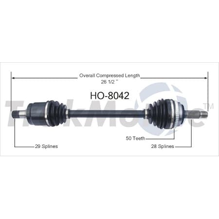 Surtrack Axle Cv Axle Shaft, Ho-8042 HO-8042